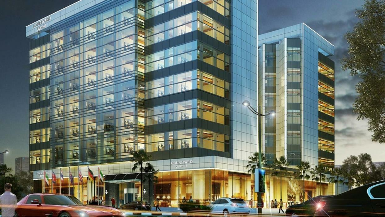 Hotel Courtyard By Marriott Dubai, Al Barsha Exterior foto